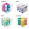 mDesign Plastic Bathroom Storage Bin Tote with Handles